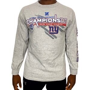 vintage NFL 2007 New York giants NFC Champions long sleeve tee size medium